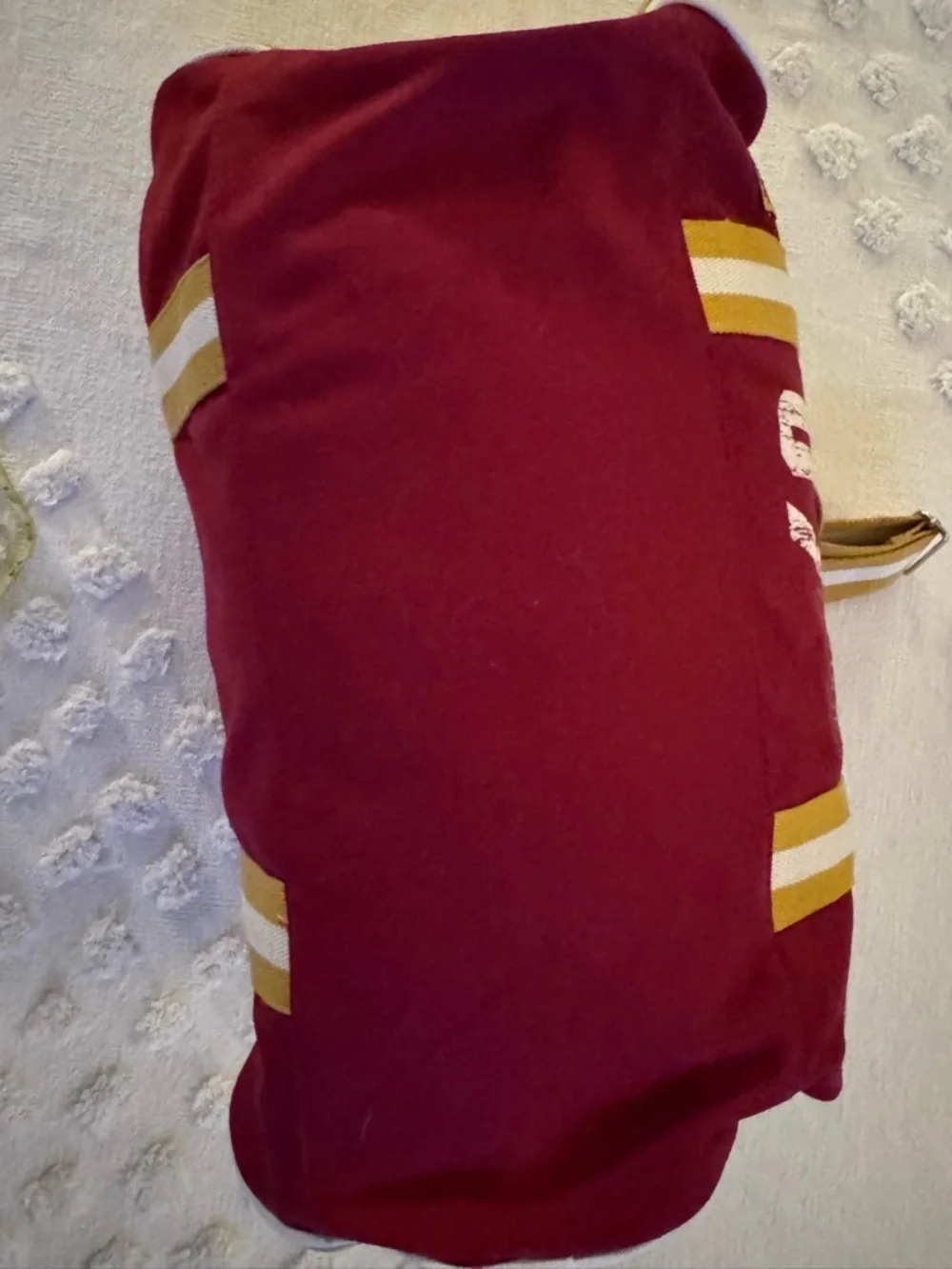 UNIVERSAL STUDIOS HARRY'S QUIDDITCH TEAM NUMBER 07 DUFFLE BAG